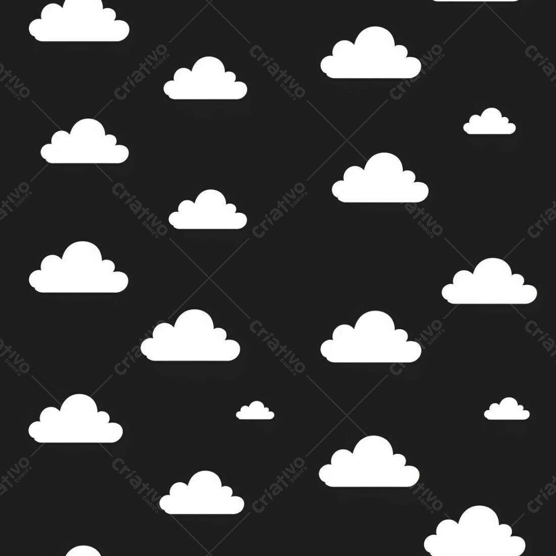Textura Nuvens Brancas para Fundo