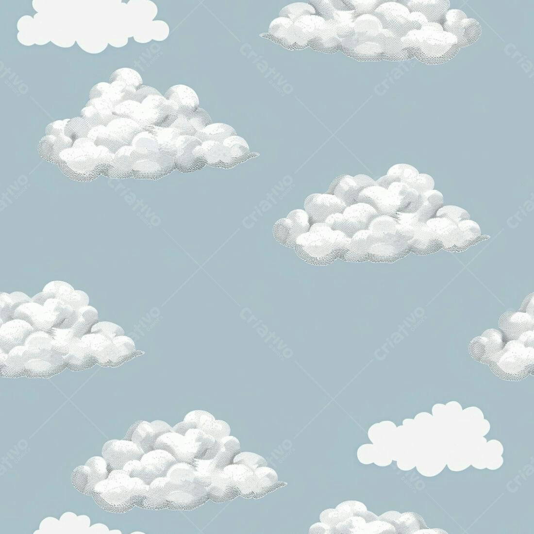 Textura Nuvens Claras para Fundo