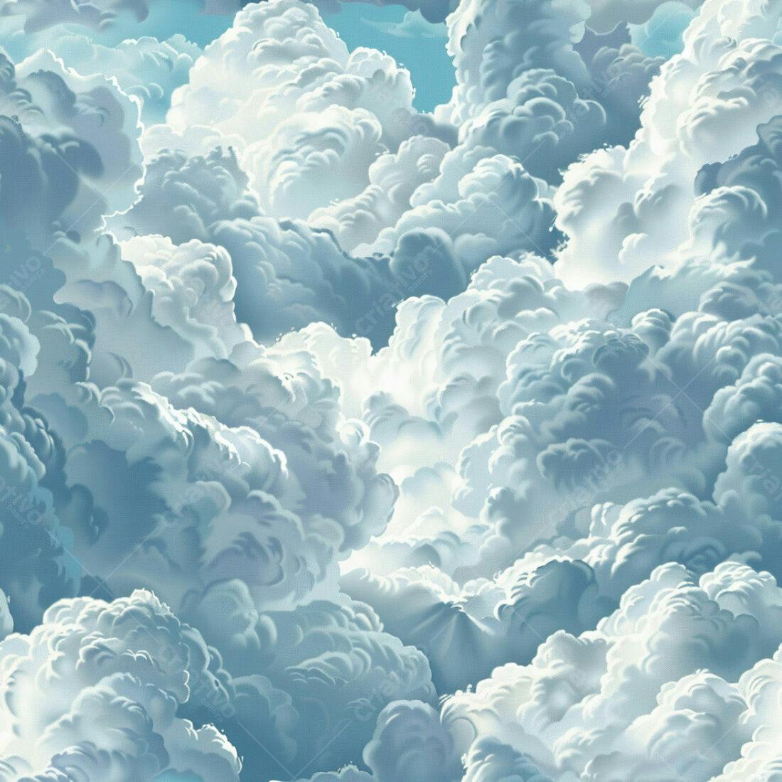 Textura Nuvens Céu para Fundo