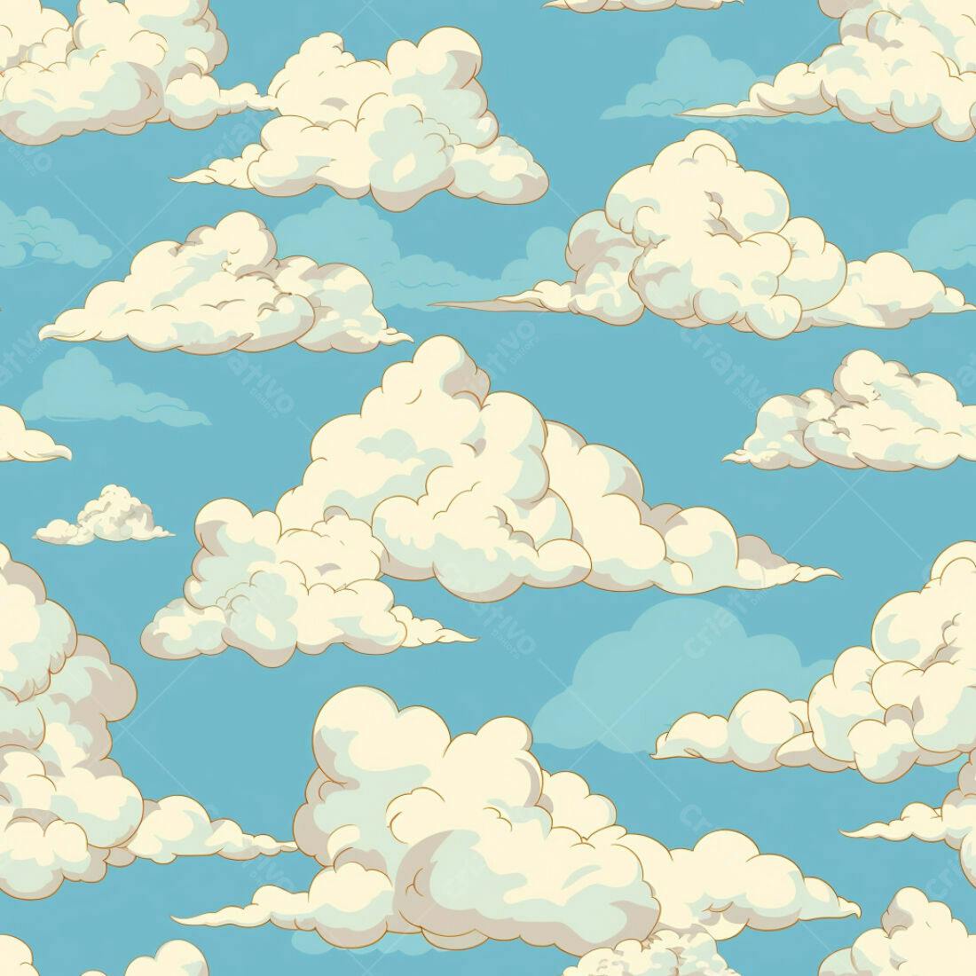 Textura Nuvens Céu para Fundo