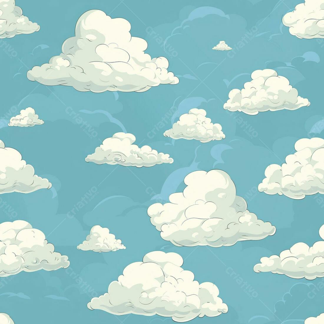 Textura céu com nuvens para fundo