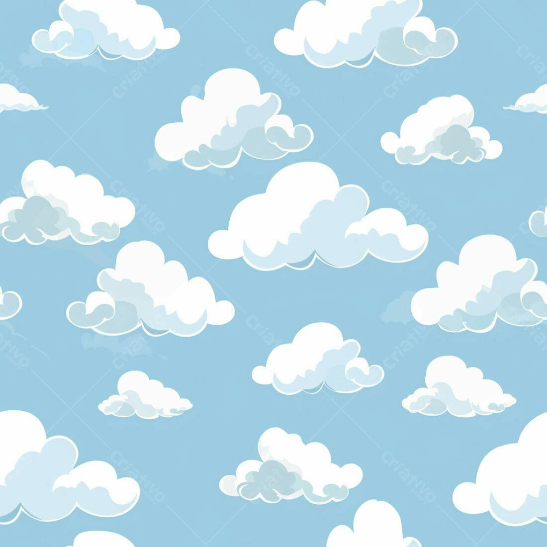 Textura céu azul com nuvens para fundo