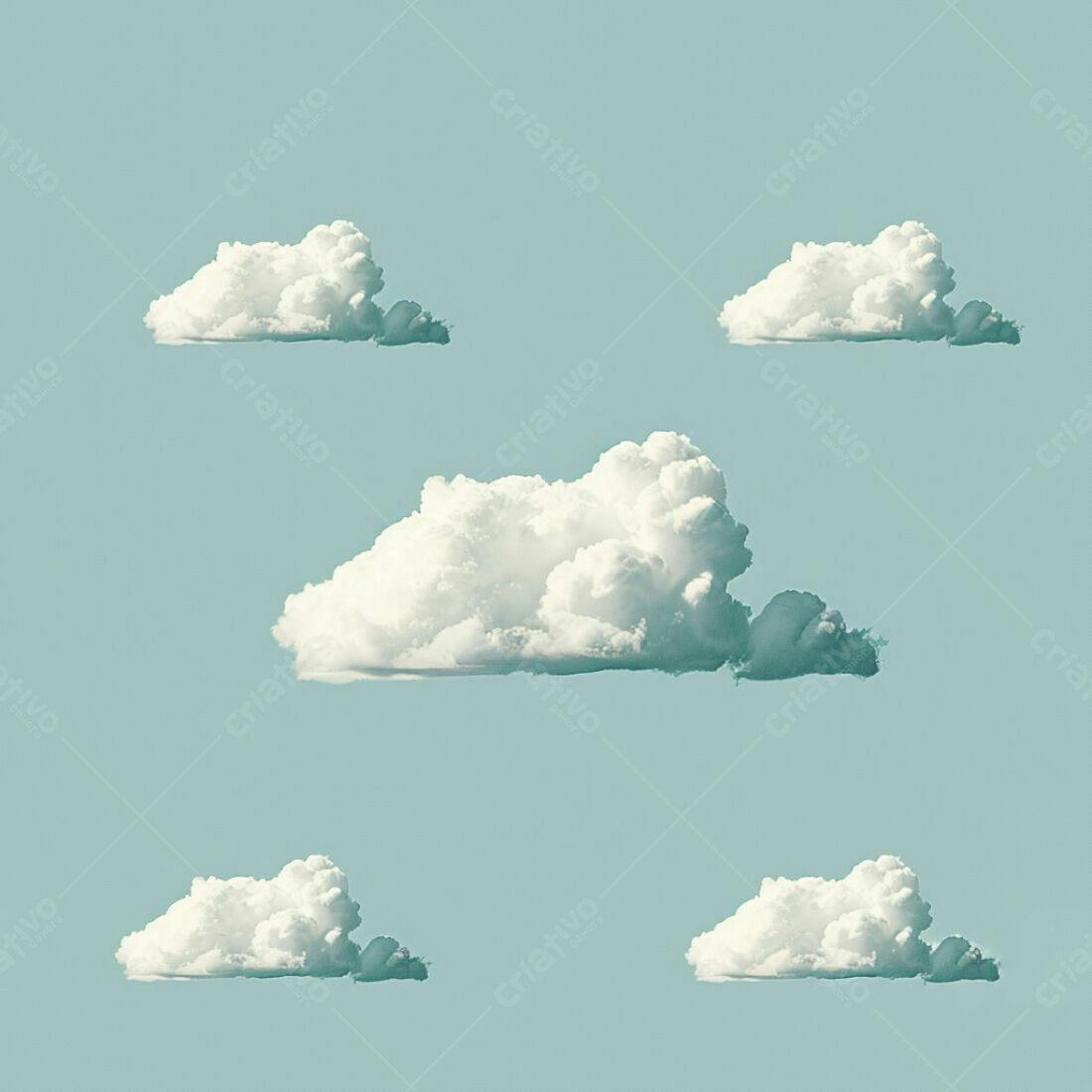 Textura Nuvens Claras para Fundo