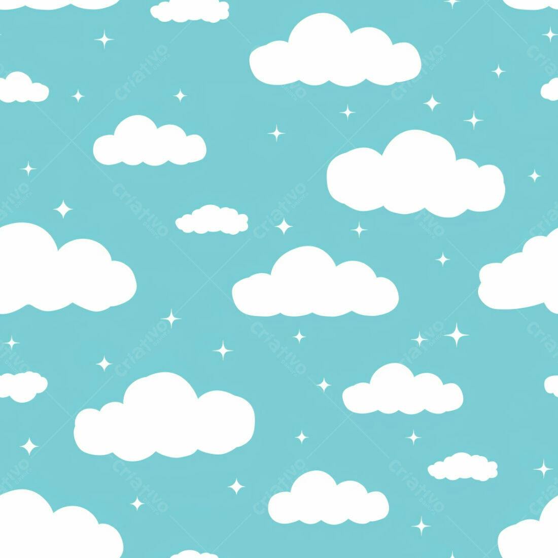 Textura céu azul com nuvens para fundo