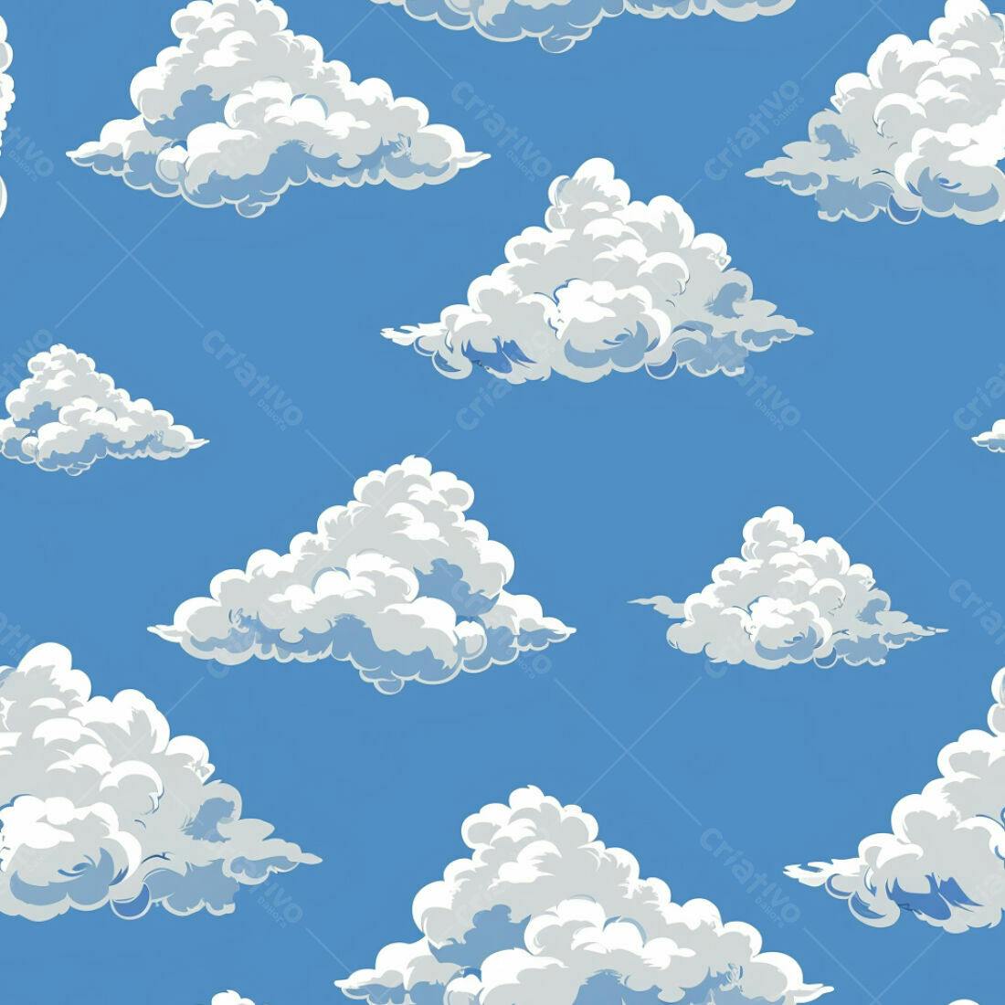 Textura céu azul com nuvens para fundo