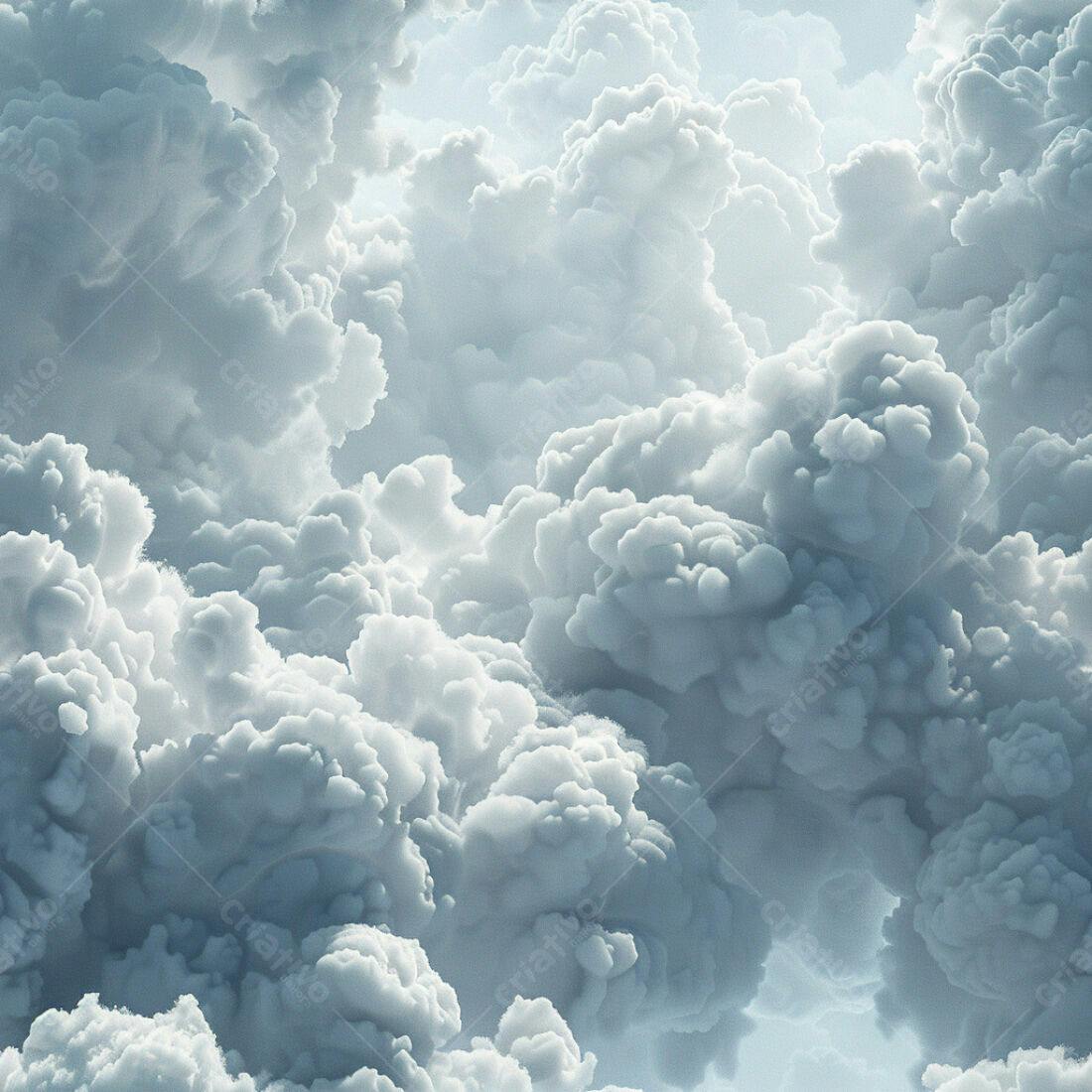 Textura Nuvens Cinza para Fundo
