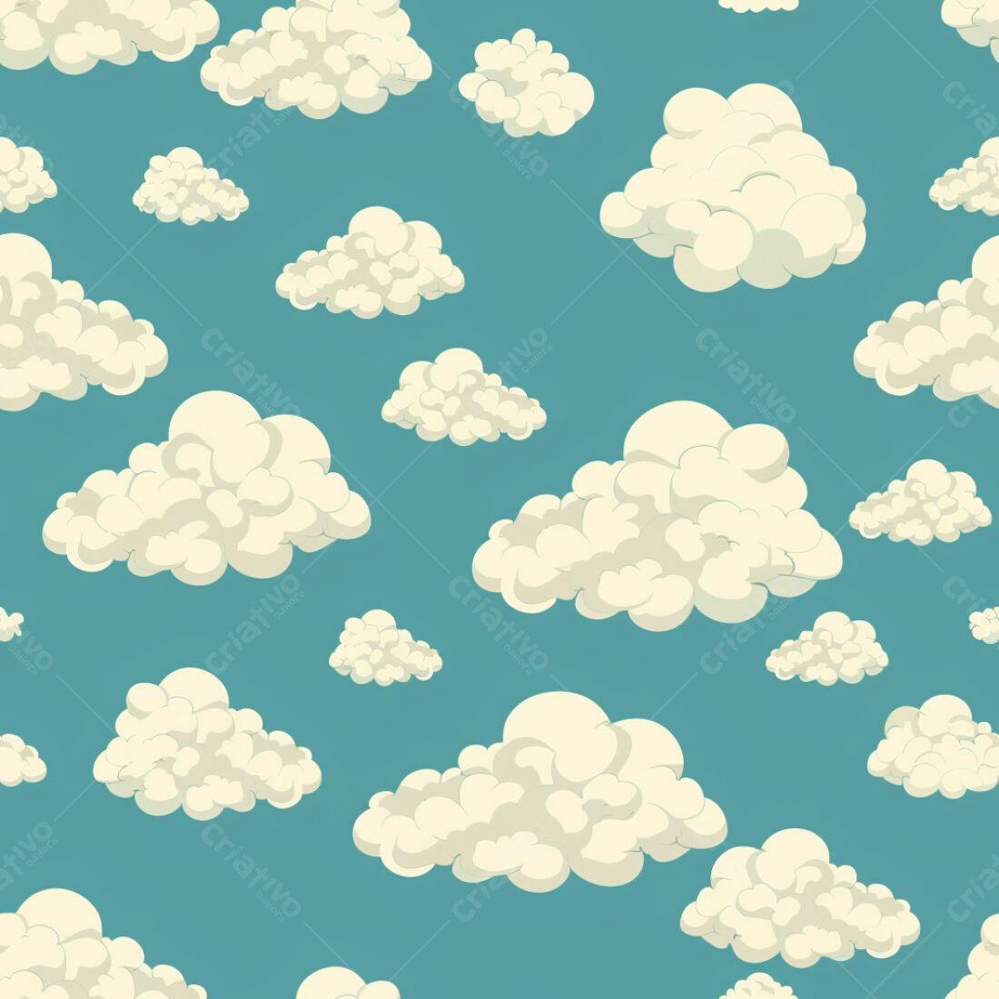 Textura Nuvens para Fundo Pastel