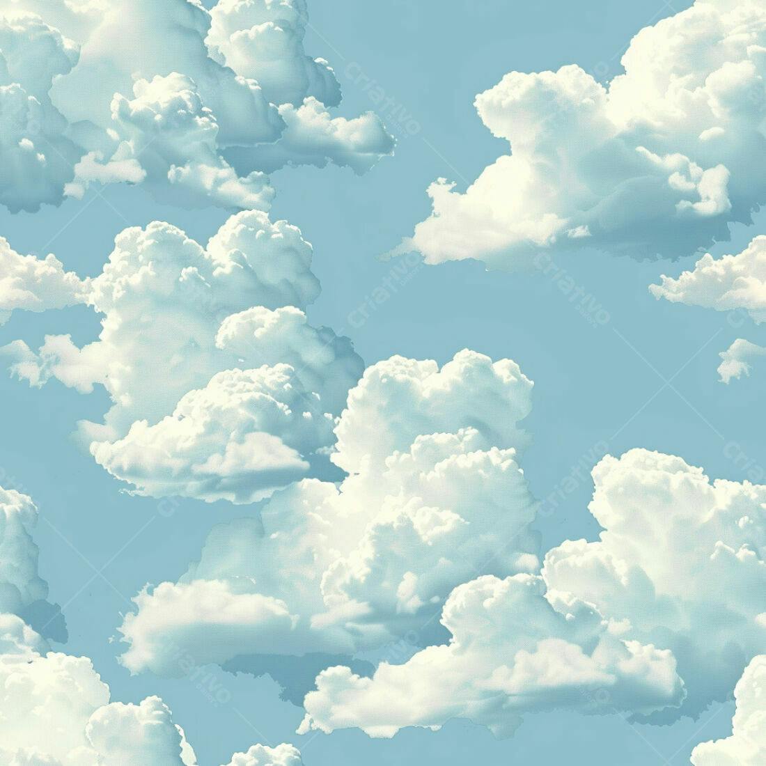 Textura céu azul com nuvens para fundo