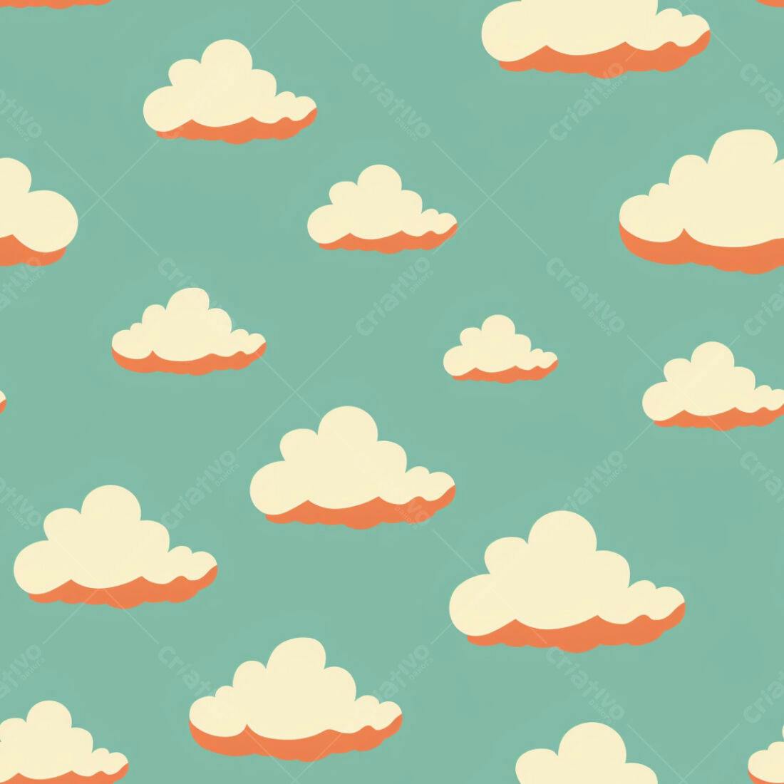 Textura Nuvens Pastel para Fundo