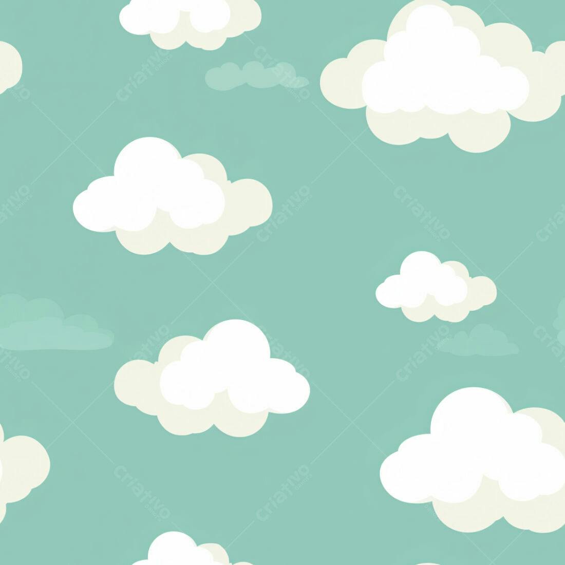 Textura Nuvens Pastel para Fundo