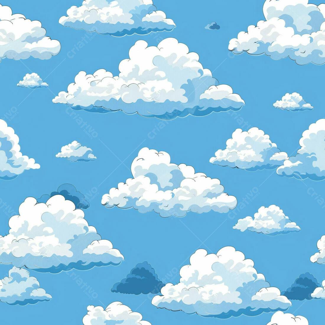 Textura céu azul com nuvens para fundo