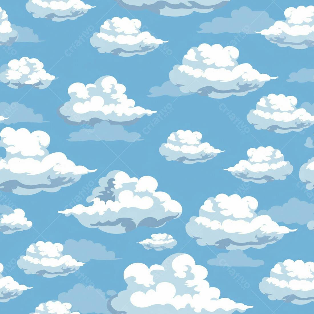 Textura céu azul com nuvens para fundo