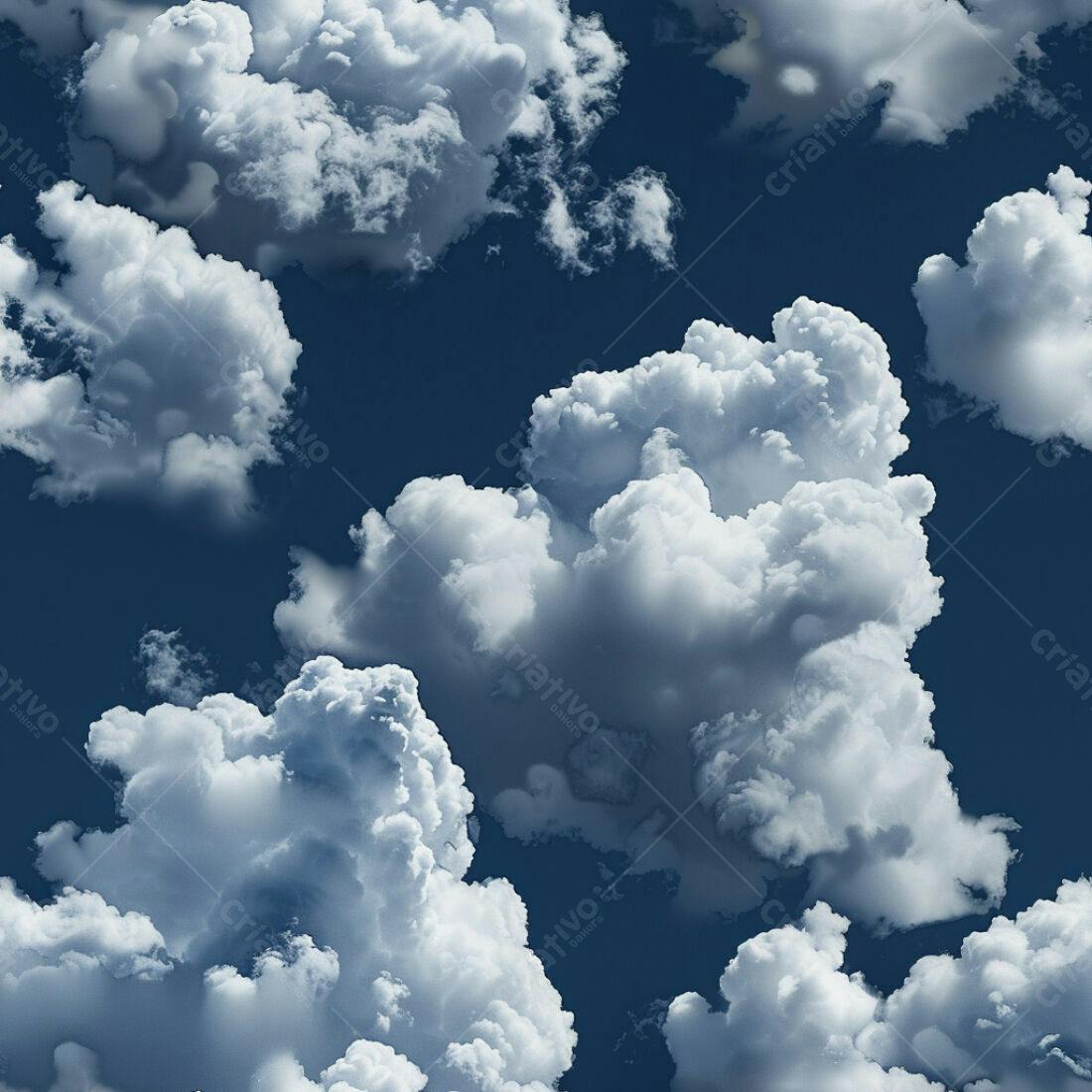 Textura Nuvens Brancas para Fundo