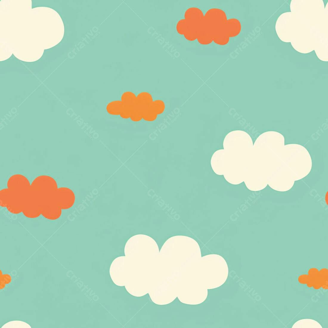Textura Nuvens Pastel para Fundo