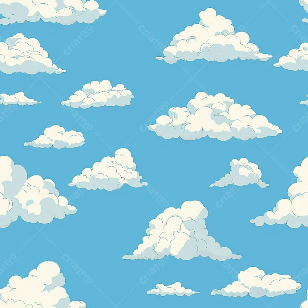 Cloud Pattern High Resolution Design Asset