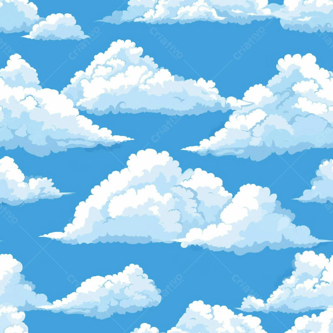 Textura céu azul com nuvens para fundo
