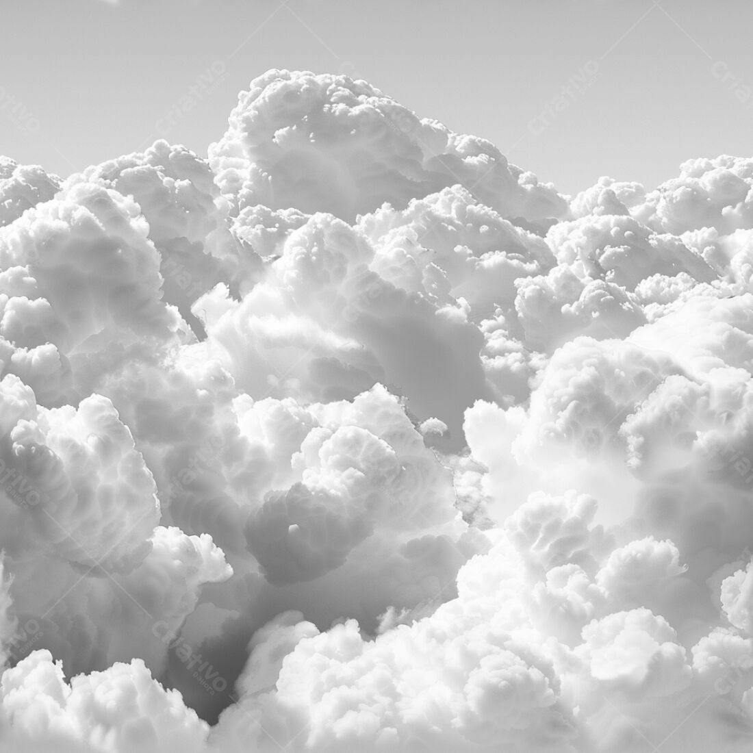 Textura Nuvens Monocromáticas para Fundo