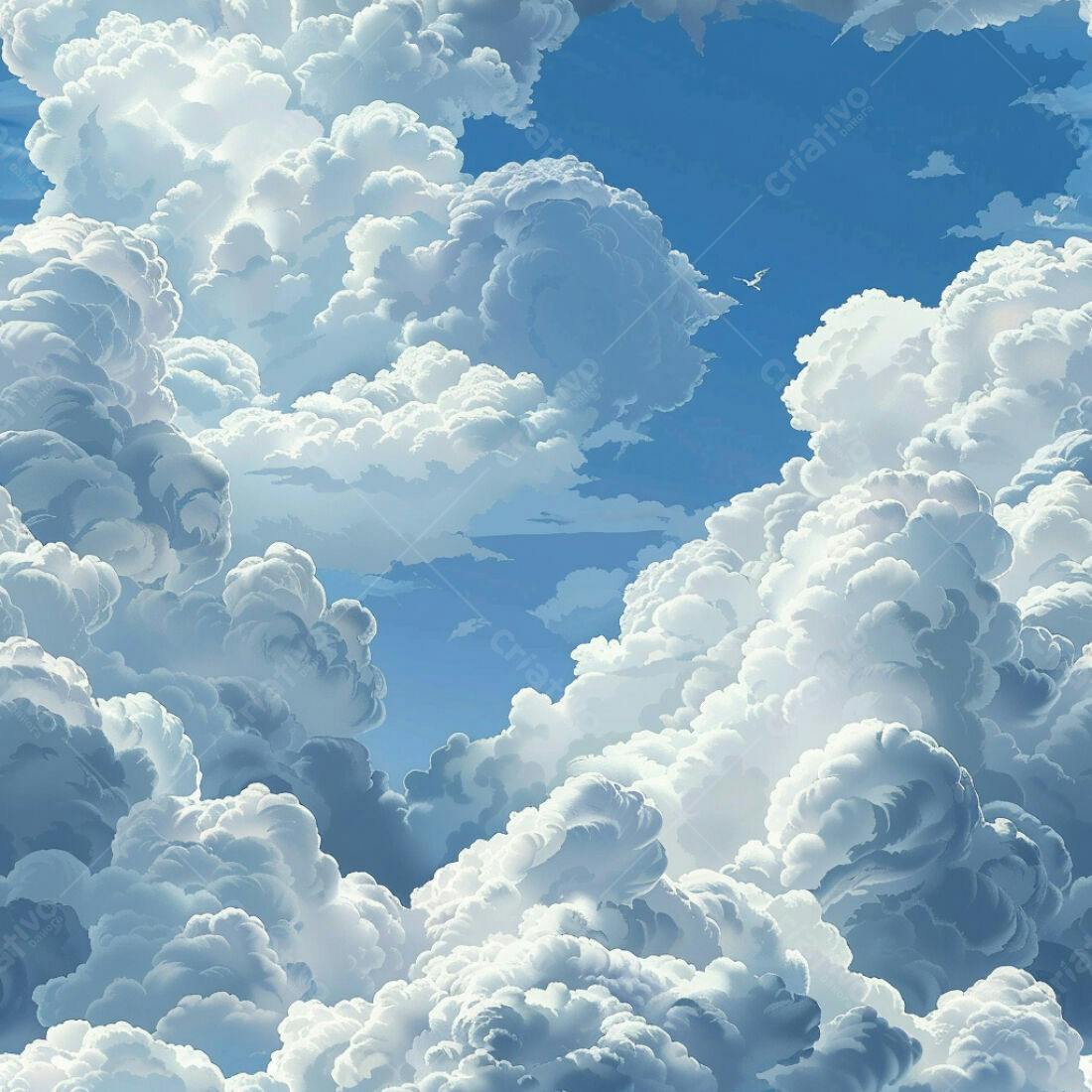 Textura Nuvens Céu para Fundo