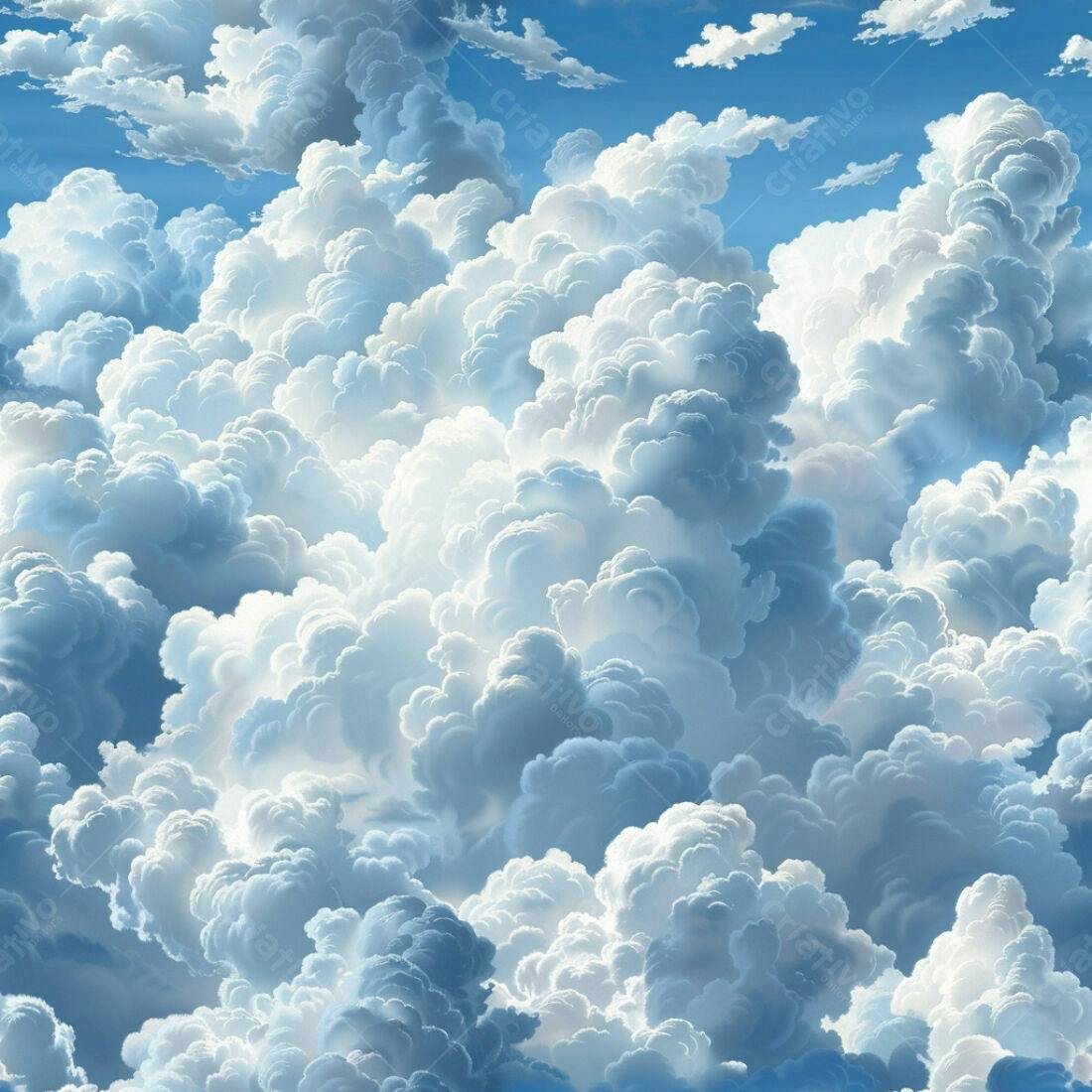 Textura Céu Nuvens para Fundo