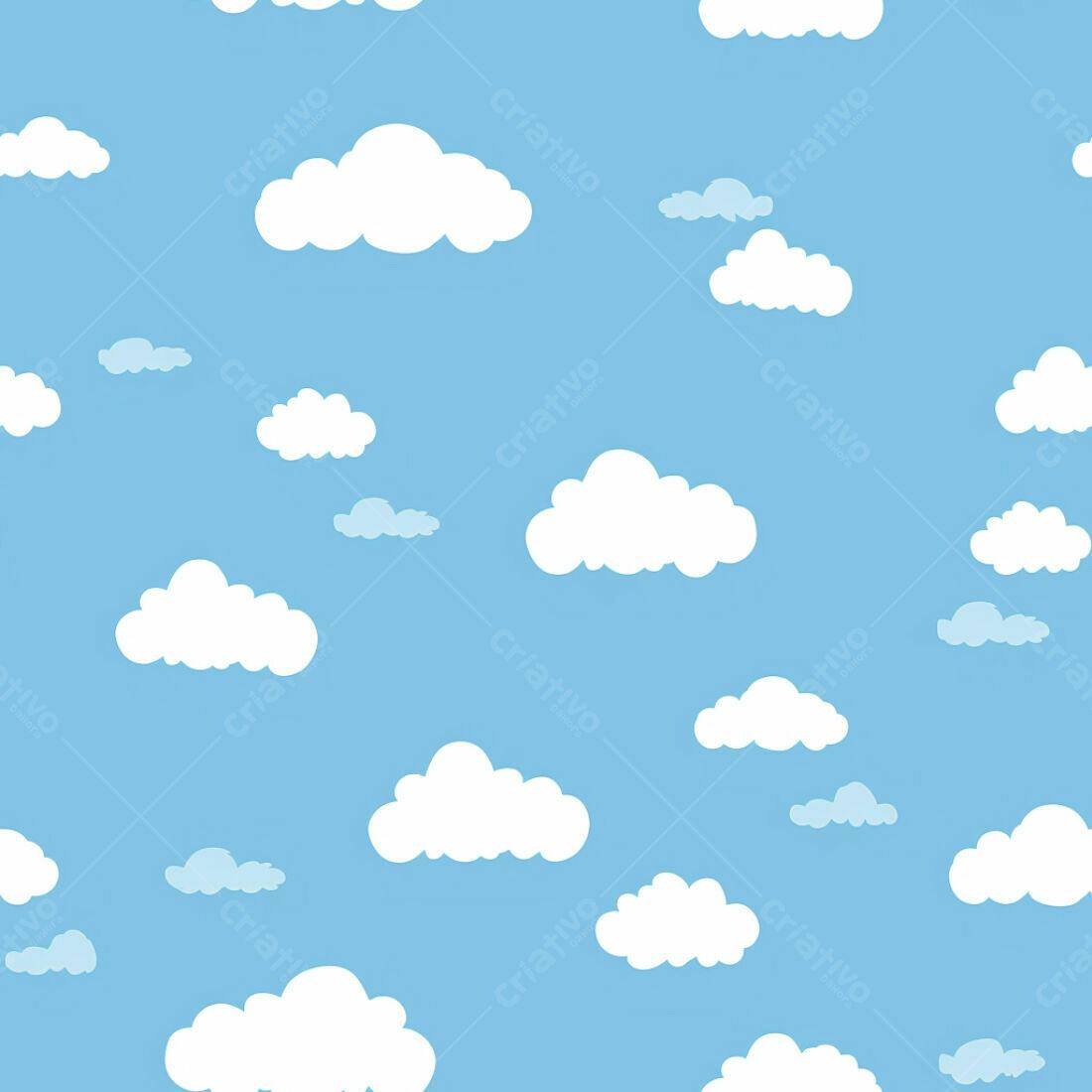 Textura céu azul com nuvens para fundo