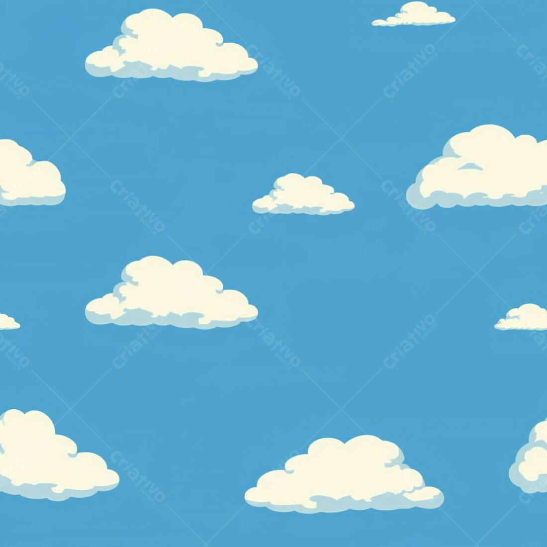 Textura céu azul com nuvens para fundo