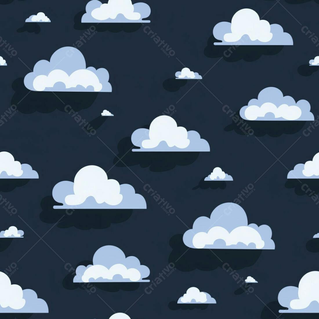 Textura Nuvens Noturnas para Fundo