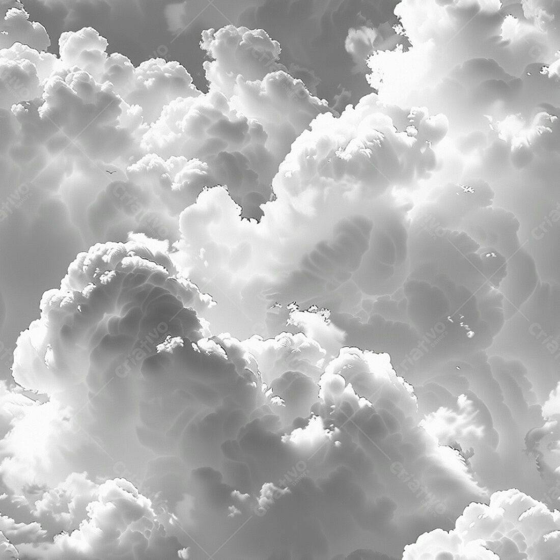 Textura Nuvens Cinza para Fundo