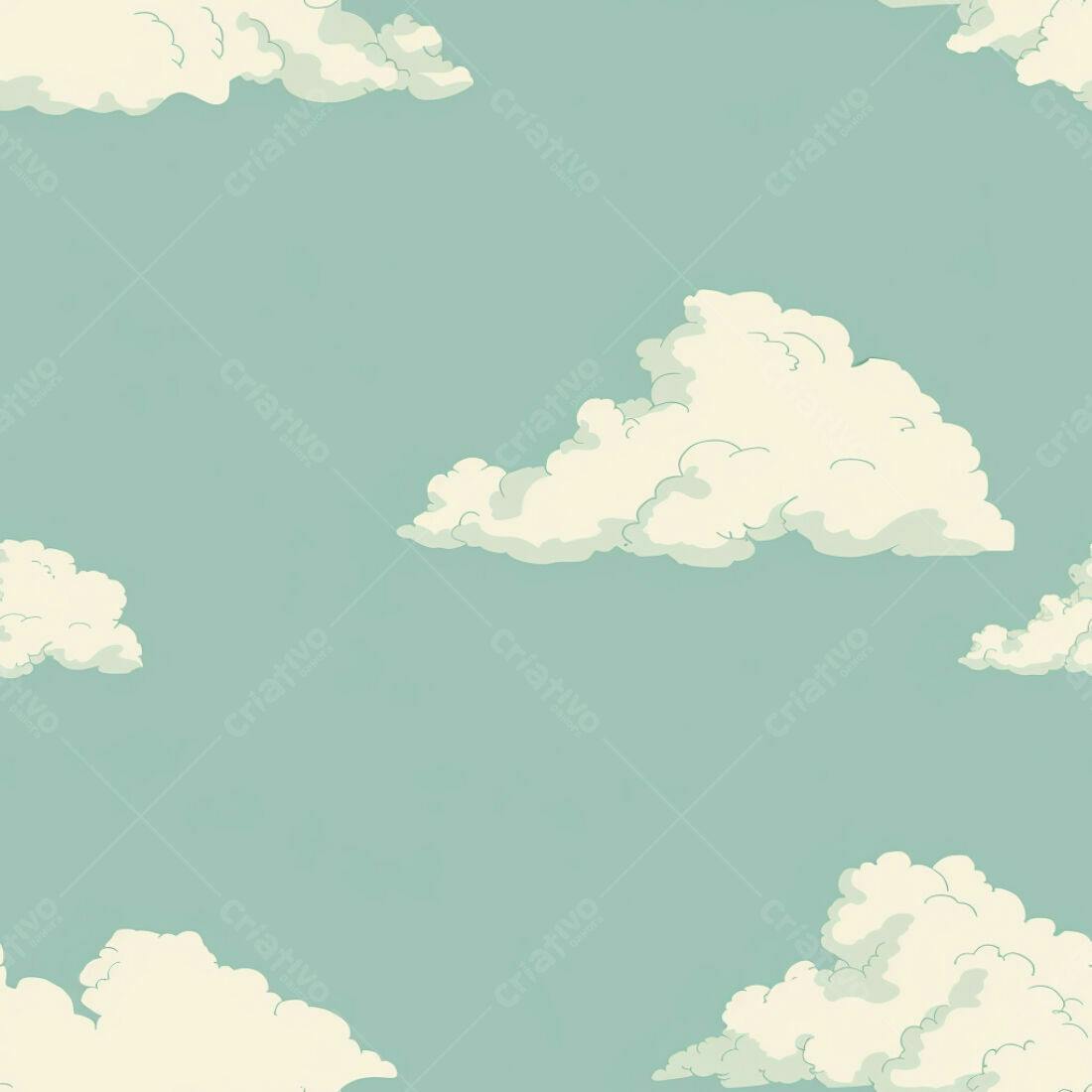 Textura céu com nuvens para fundo