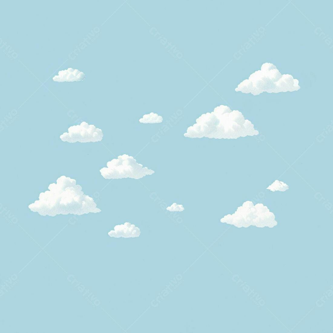 Textura céu azul com nuvens para fundo