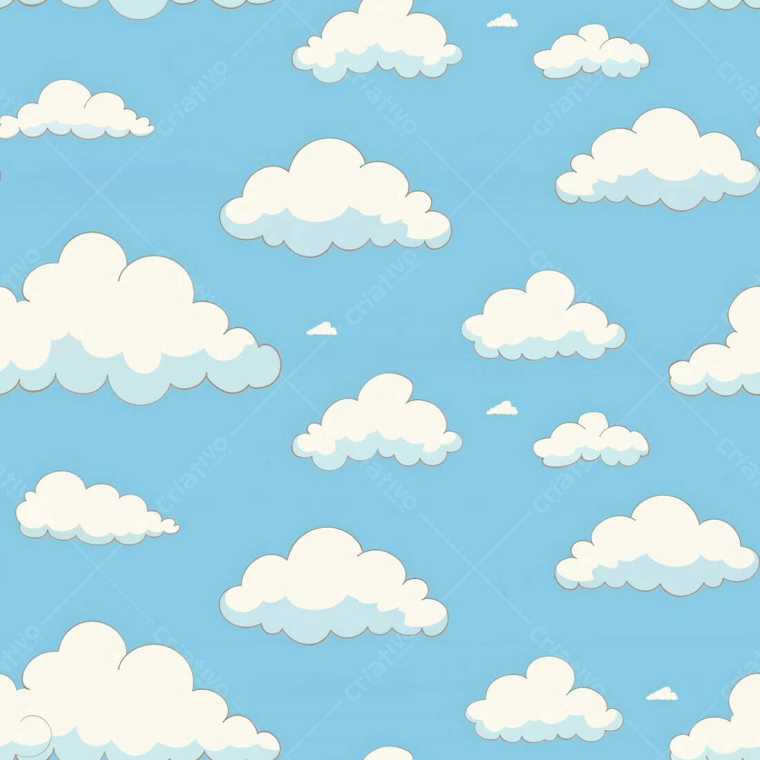 Textura céu azul com nuvens para fundo
