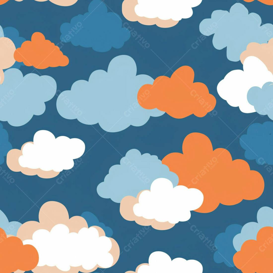 Textura Nuvens Coloridas para Fundo