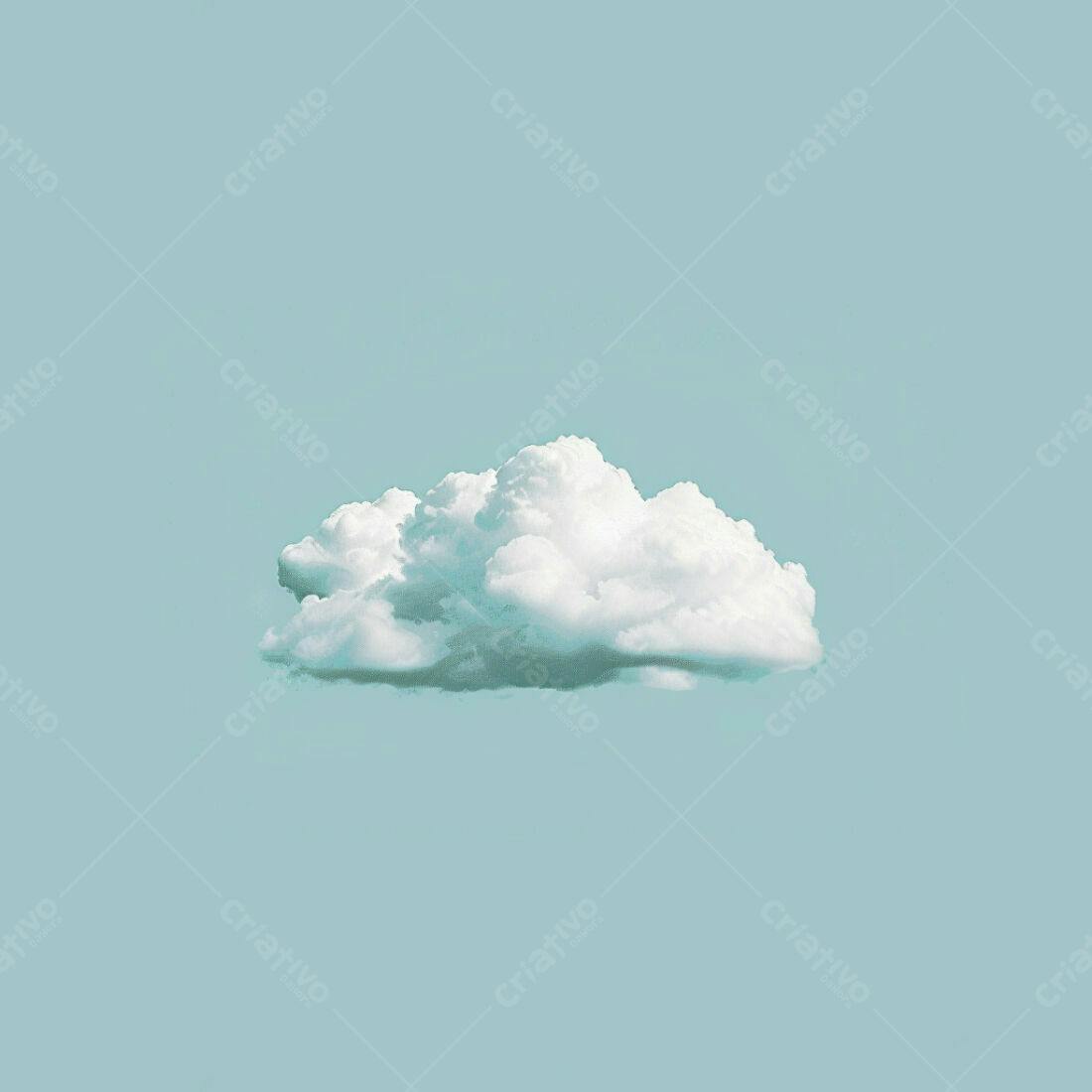 Textura Nuvem Branca para Fundo