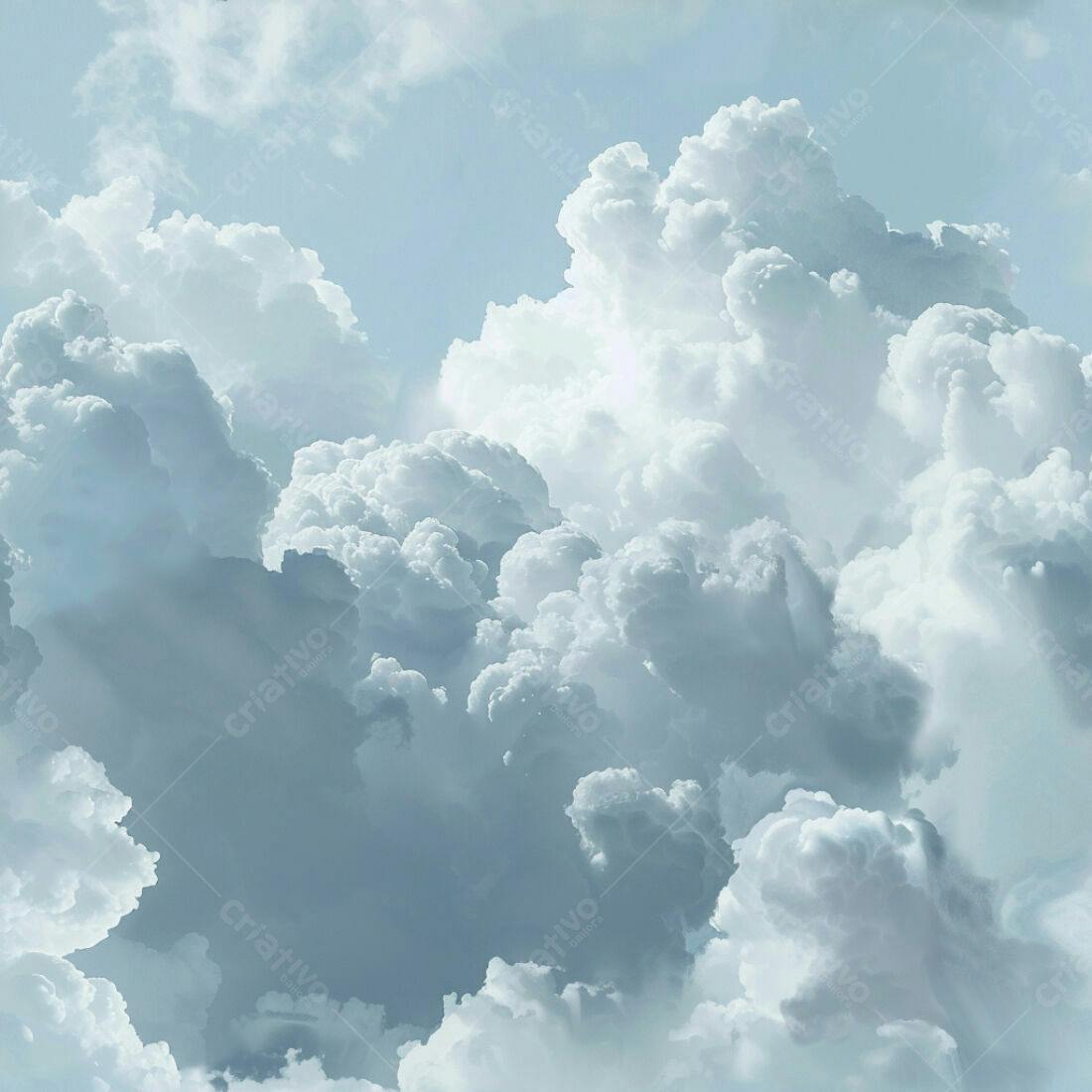Textura Nuvens Claras para Fundo