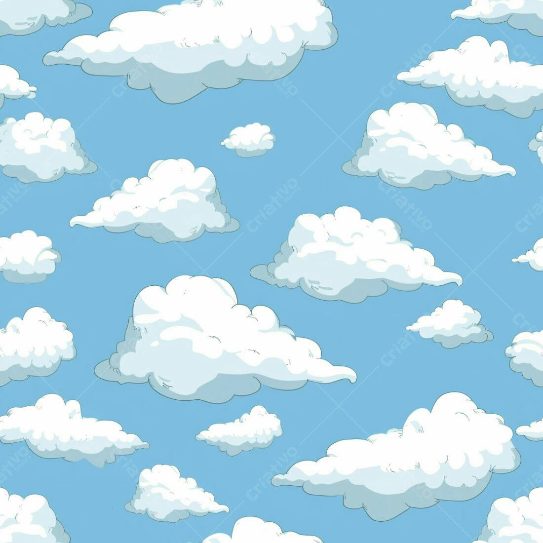 Textura céu com nuvens para fundo