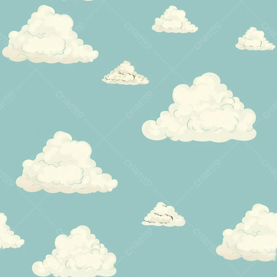 Textura Nuvens para Fundo Infantil