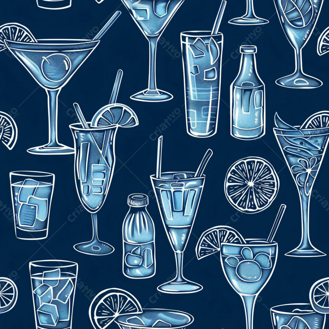 Textura Bebidas azuis para fundo