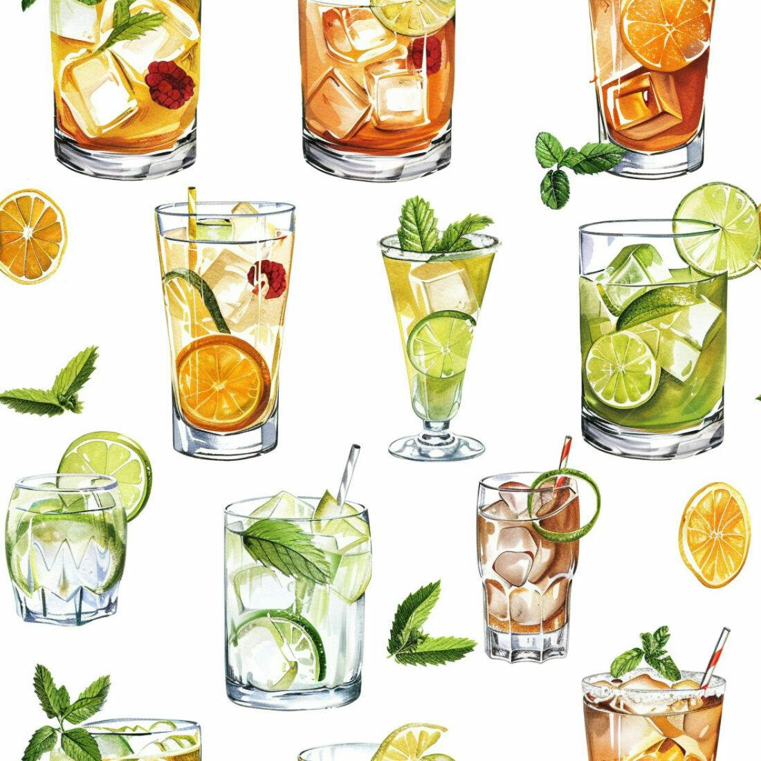 Textura Bebidas Refrescantes para Fundo