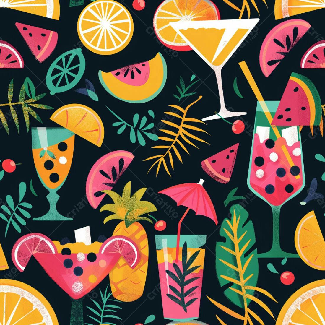 Textura Verão Tropical para Fundo
