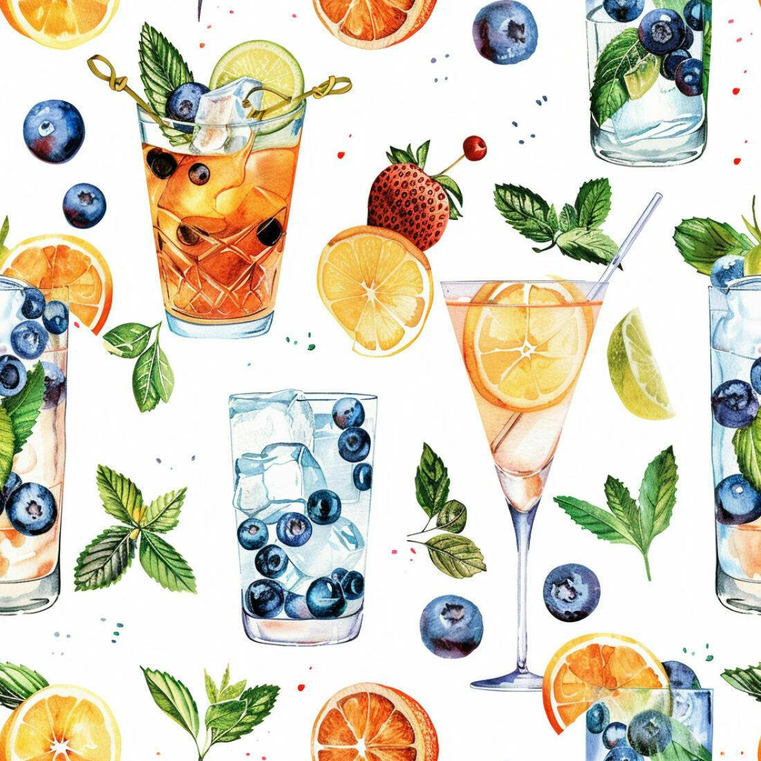Textura Bebidas Refrescantes para Fundo