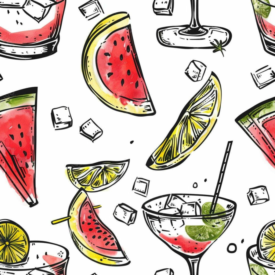Textura frutas verão para fundo