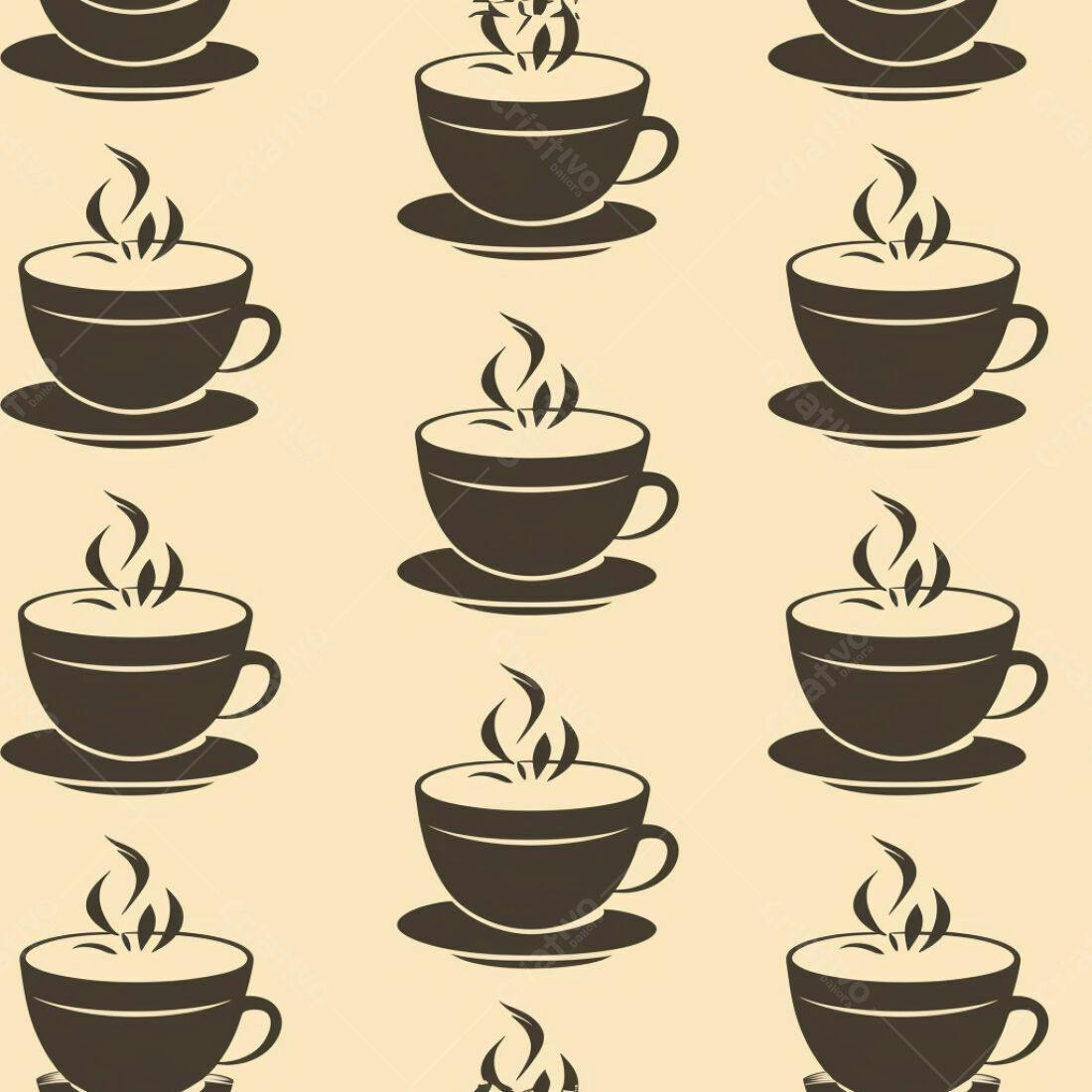 Textura café padrão para fundo
