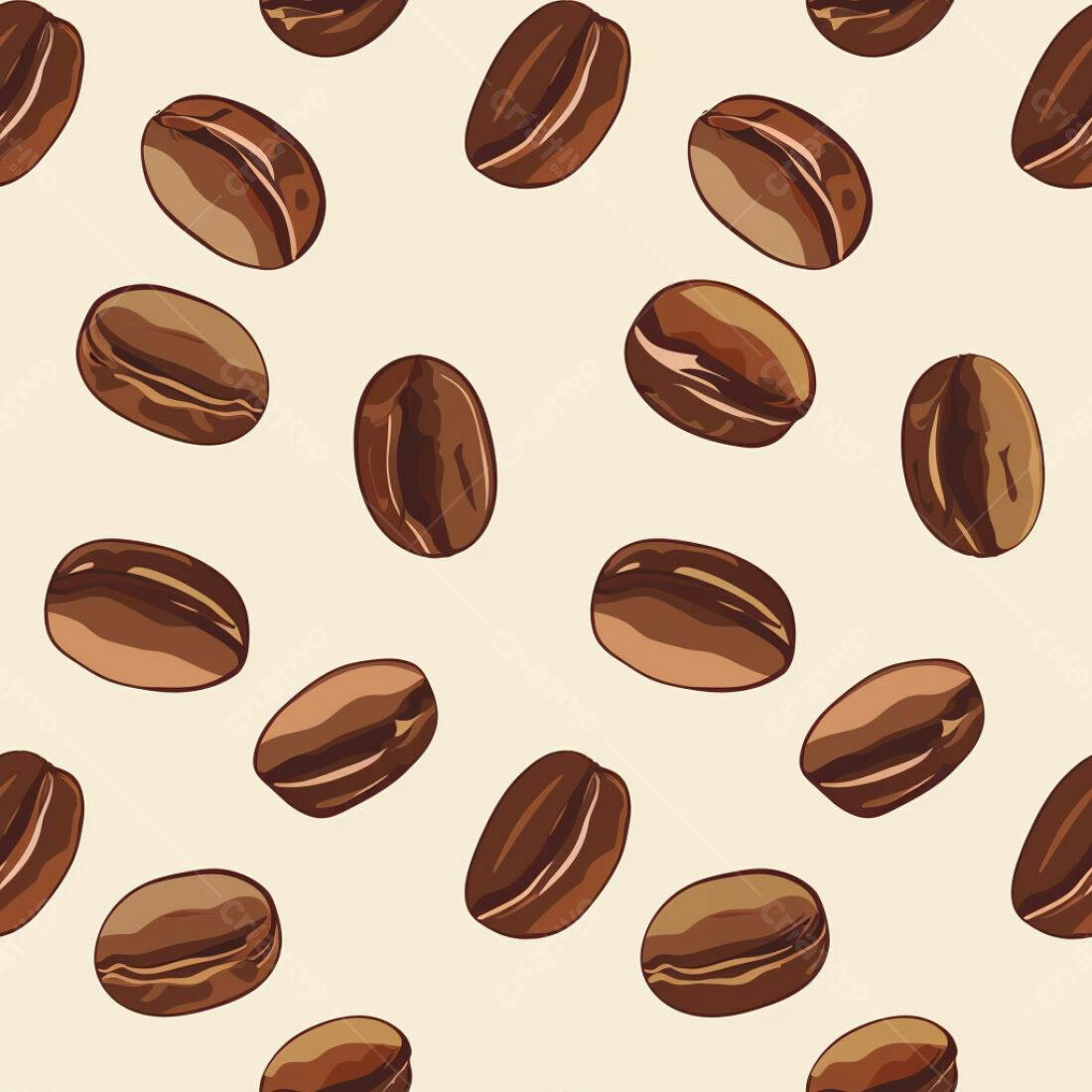 Textura grãos de café marrom para fundo