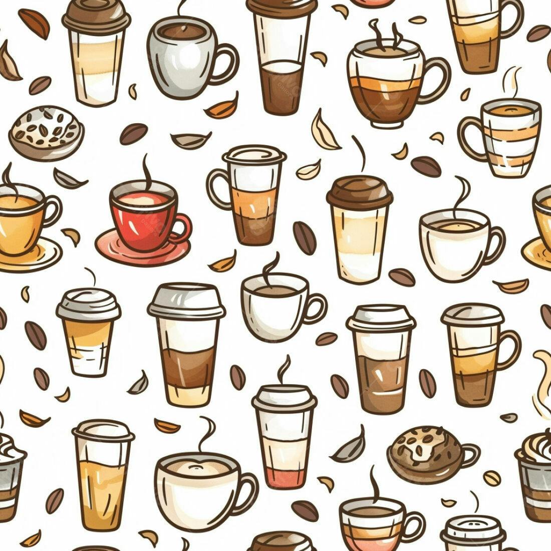 Textura Café Padrão para Fundo