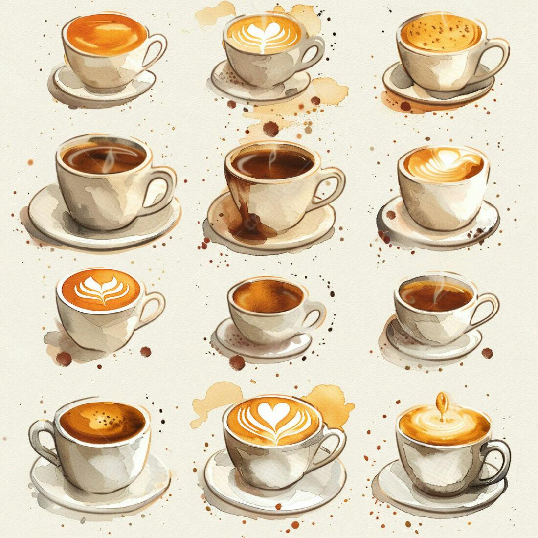 Textura Café para Fundo de Cardápio