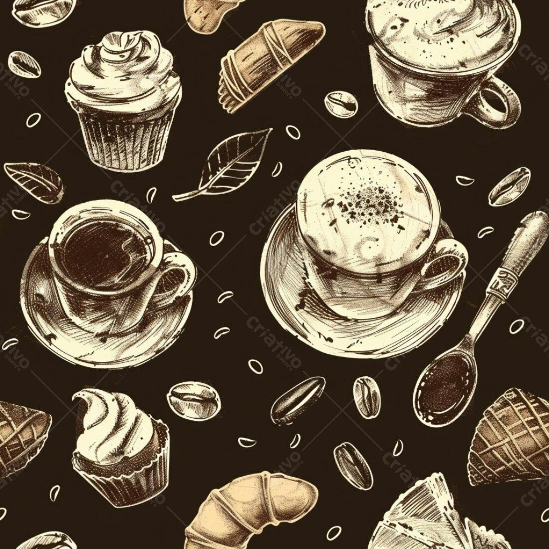 Textura Café Padaria para Fundo