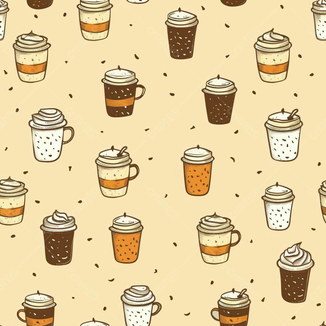 Textura Café Padrão para Fundo