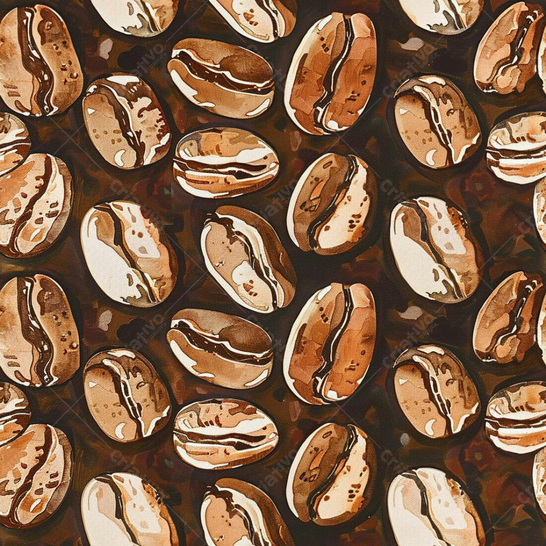 Textura grãos de café marrom para fundo