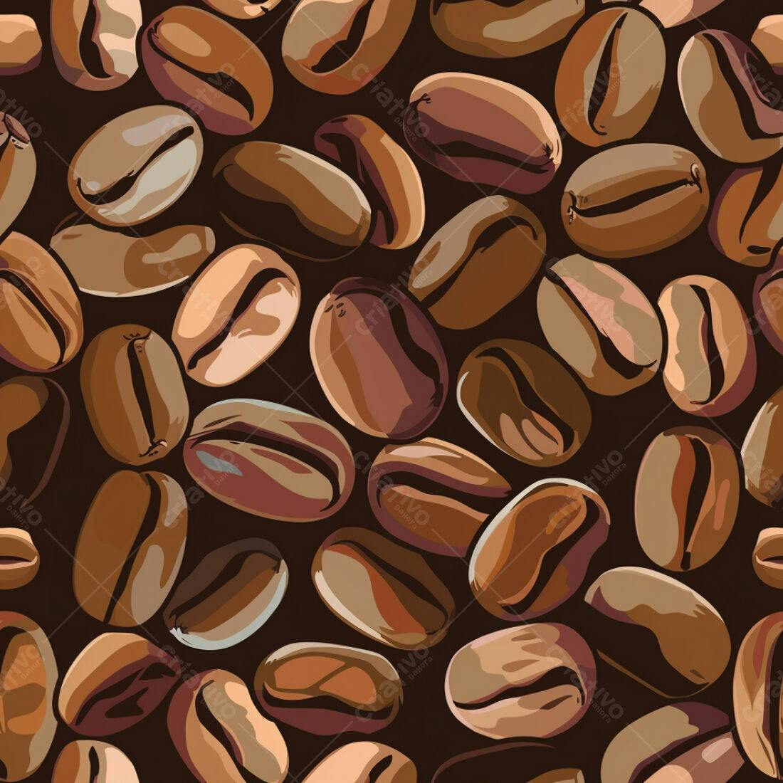Textura Grãos de Café para Fundo