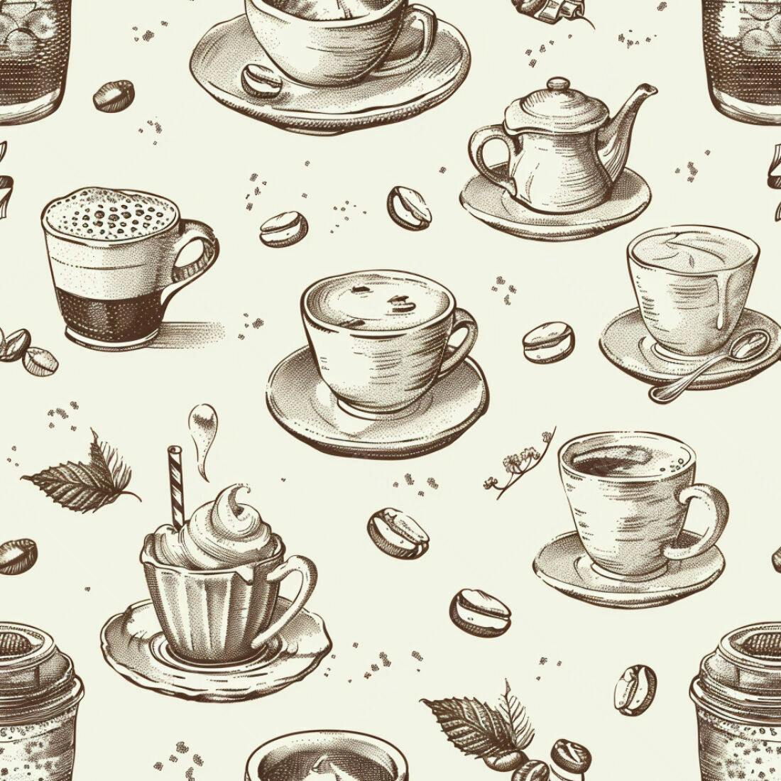 Textura Café Desenho para Fundo
