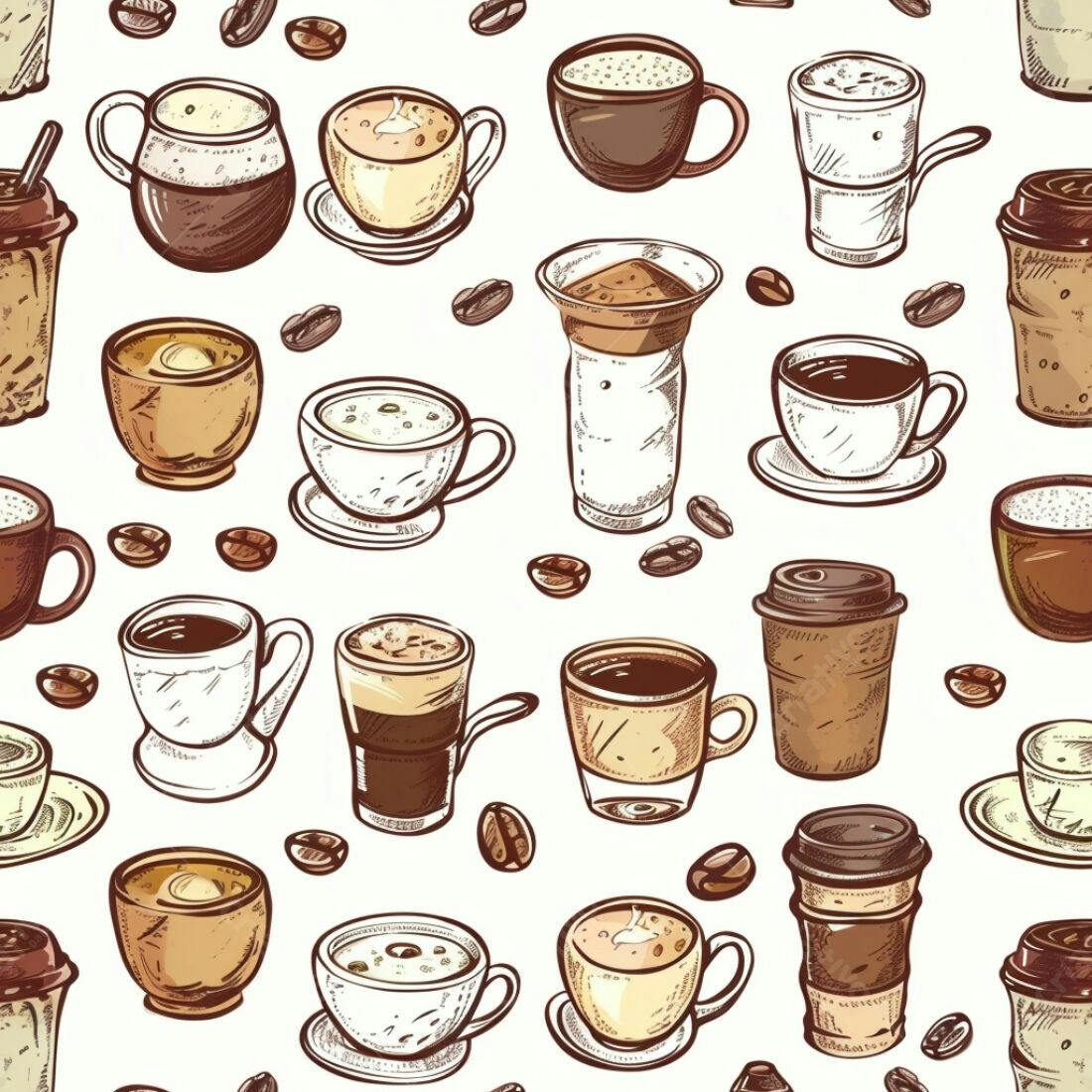 Textura Café Padrão para Fundo